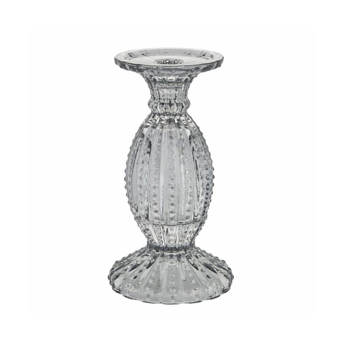 Silva žvakidė H19 cm. tamsiai pilka