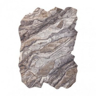 Kilimas TINE 75313B Rokas, akmuo - Šiuolaikinis, netaisyklingos formos tamsus pilka / ryškus pilka